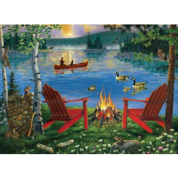 PAINT BY NUMBERS - Lakeside Retreat