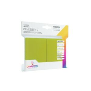 Lime 100ct Prime Sleeves GG Standard Size