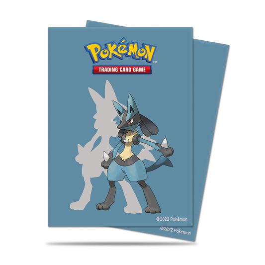Lucario Deck Protector Sleeves for Pokémon 65ct