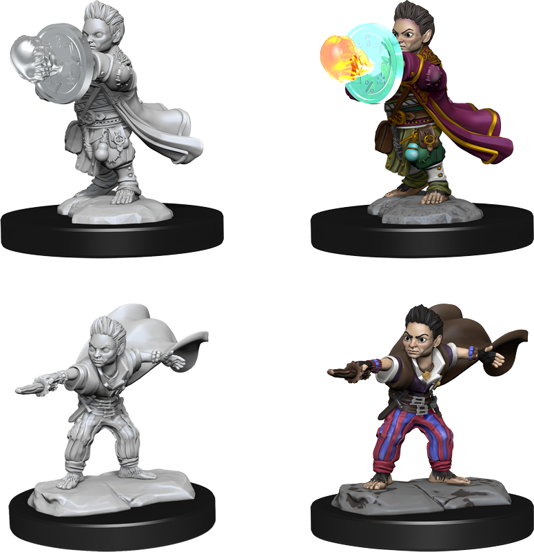 PATHFINDER BATTLES DEEP CUTS UNPAINTED MINIATURES: MALE HALFLING WIZARD (WAVE 14)
