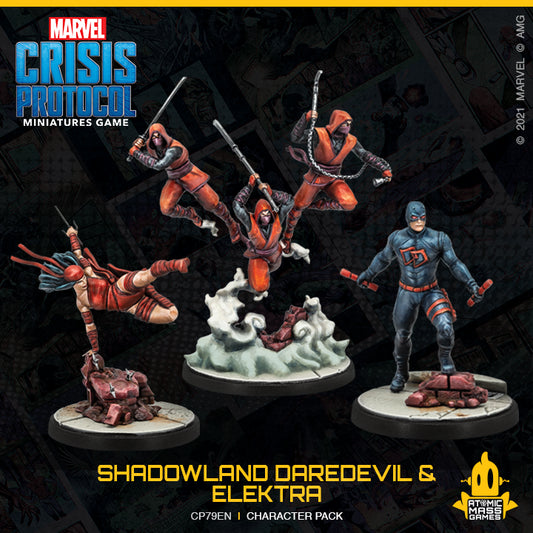SHADOWLAND DAREDEVIL & ELEKTRA - Marvel Crisis Protocol