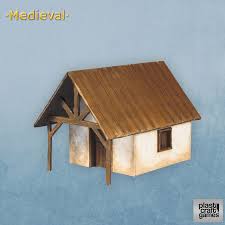 Plast Craft Games - Medieval House with Porch