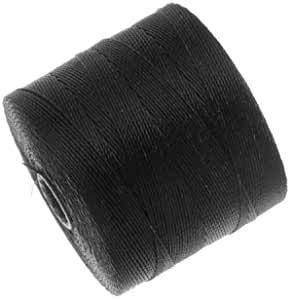 Super-Lon (S-Lon) Micro Macrame Twisted Nylon Cord - Black / 287 Yard Spool