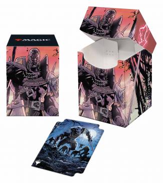 Innistrad Midnight Hunt 100+ Deck Box V5 featuring Tovolar, Dire Overlord for Magic: The Gathering