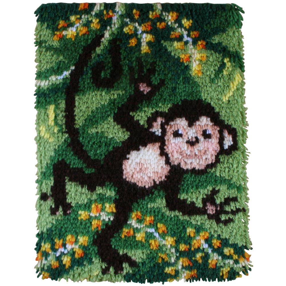 Wonderart Latch Hook Kit 15"X20" Swingin