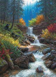 Cobble Hill Mountain Cascade 1000 pc Puzzle