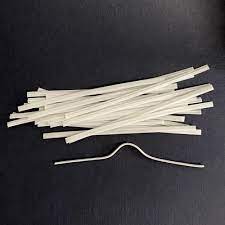 Mask Nose Wire - White 3mm X 10cm - 100pc