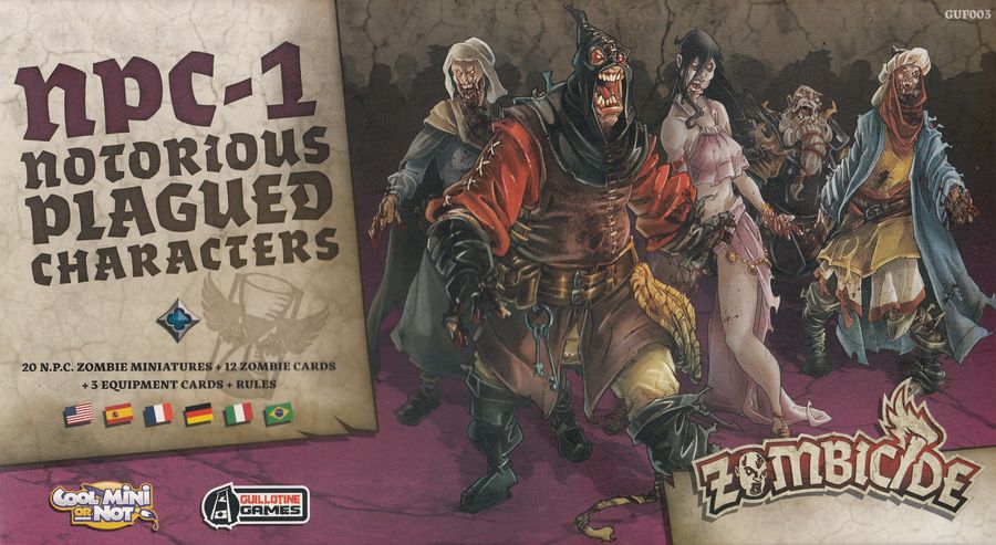 Zombicide: Black Plague – NPC-1 Notorious Plagued Characters