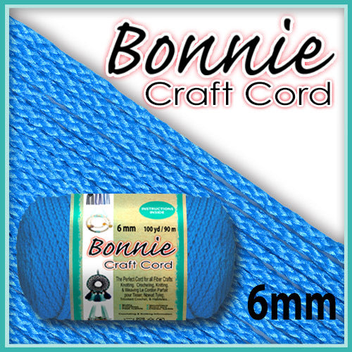 Bonnie Macrame Craft Cord 6mmX100yd & 4mm 100yd