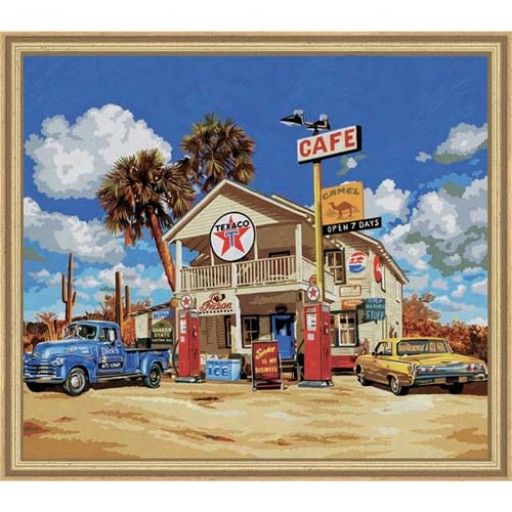 Old American Gas Station