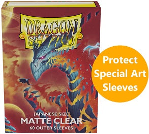Dragon Shield DS60J Outer Sleeves - Matte Clear Japanese