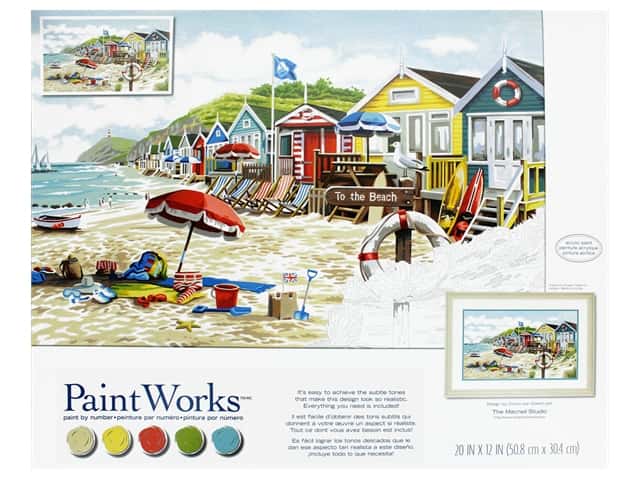 Paint Works Paint By Number Kit To The Beach