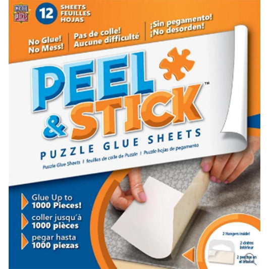 Peel and Stick Puzzle Glue Sheets