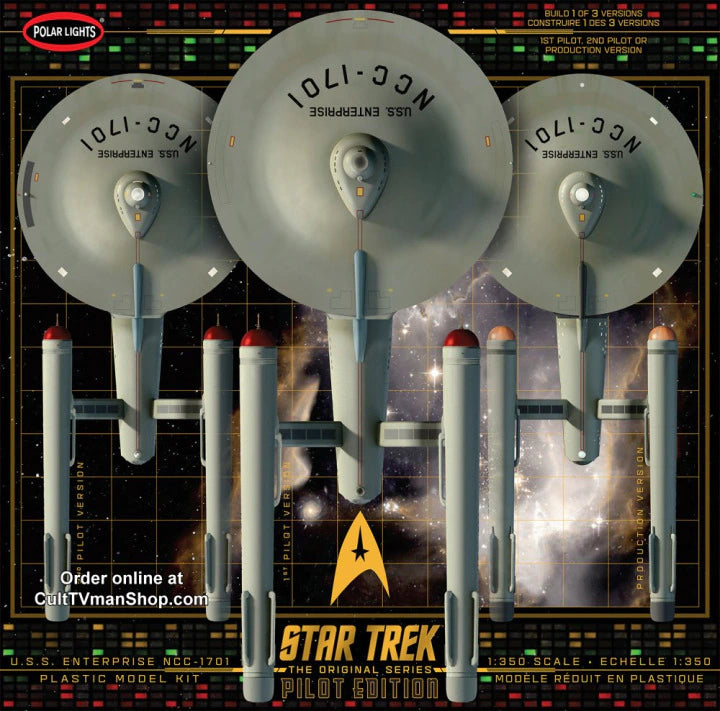 Polar Lights Star Trek TOS U.S.S. Enterprise w/Pilot Edition