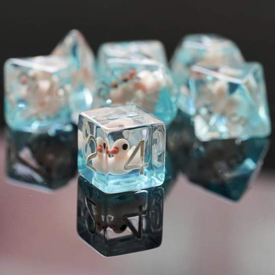 Pink Duck RPG Dice
