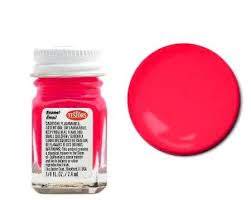 Testors 1178 Fluorescent Pink Enamel (1/4 oz)