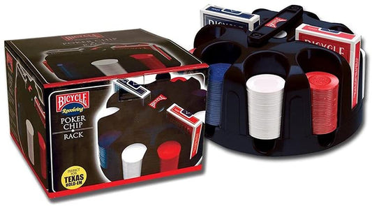 Bicycle Carousel Poker Set, 200 2-Gram Poker Chips and 2 Decks of Bicycle Cards