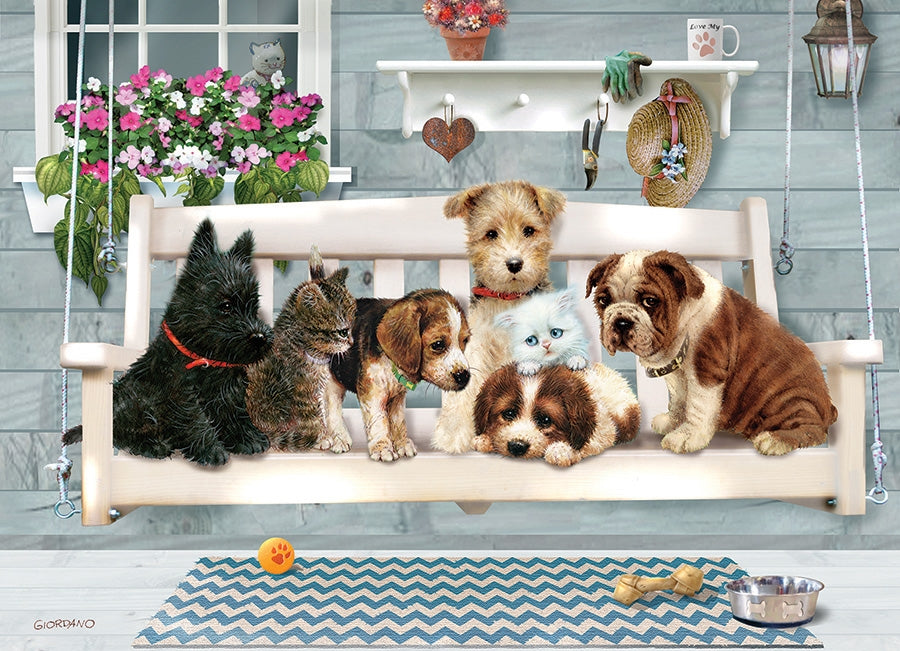 Cobble Hill 1000pc Puzzles: Porch Pals
