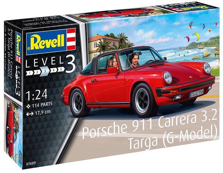 1:24 REVELL 07689 PORSCHE 911 G MODEL TARGA CAR