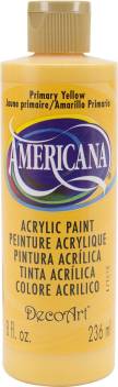 Americana Acrylic Paint 8Oz - Primary Yellow