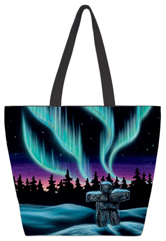 SKY DANCE - INUKSHUK TOTE BAG