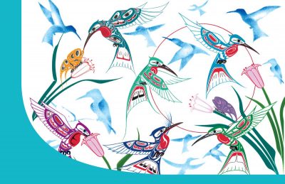 Garden Of Hummingbirds LINED SIGNATURE NOTEBOOK