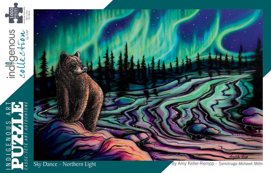 SKY DANCE - NORTHERN LIGHTS 1000 PIECE PUZZLE