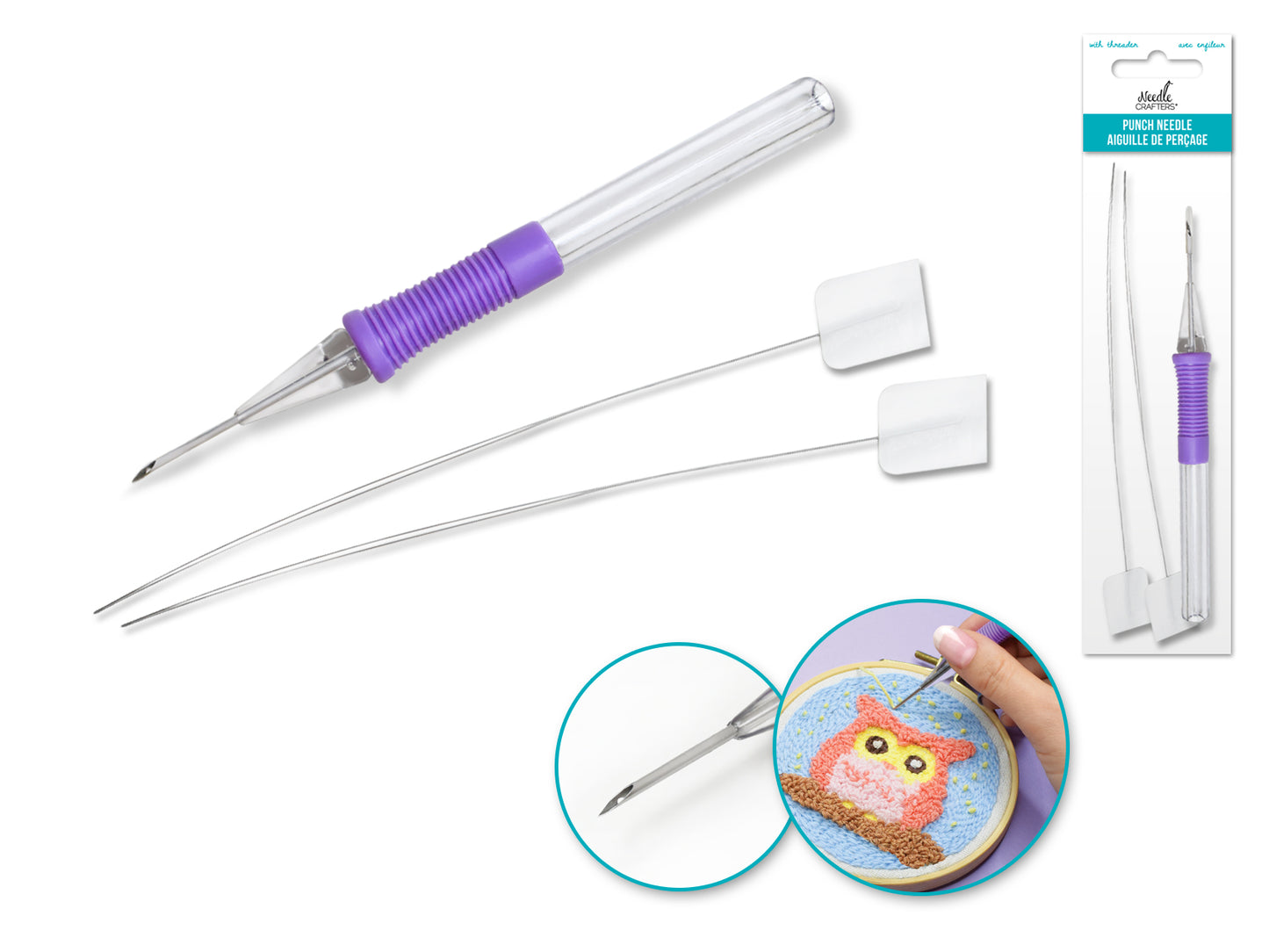 Punch Needle Tool w/Threader