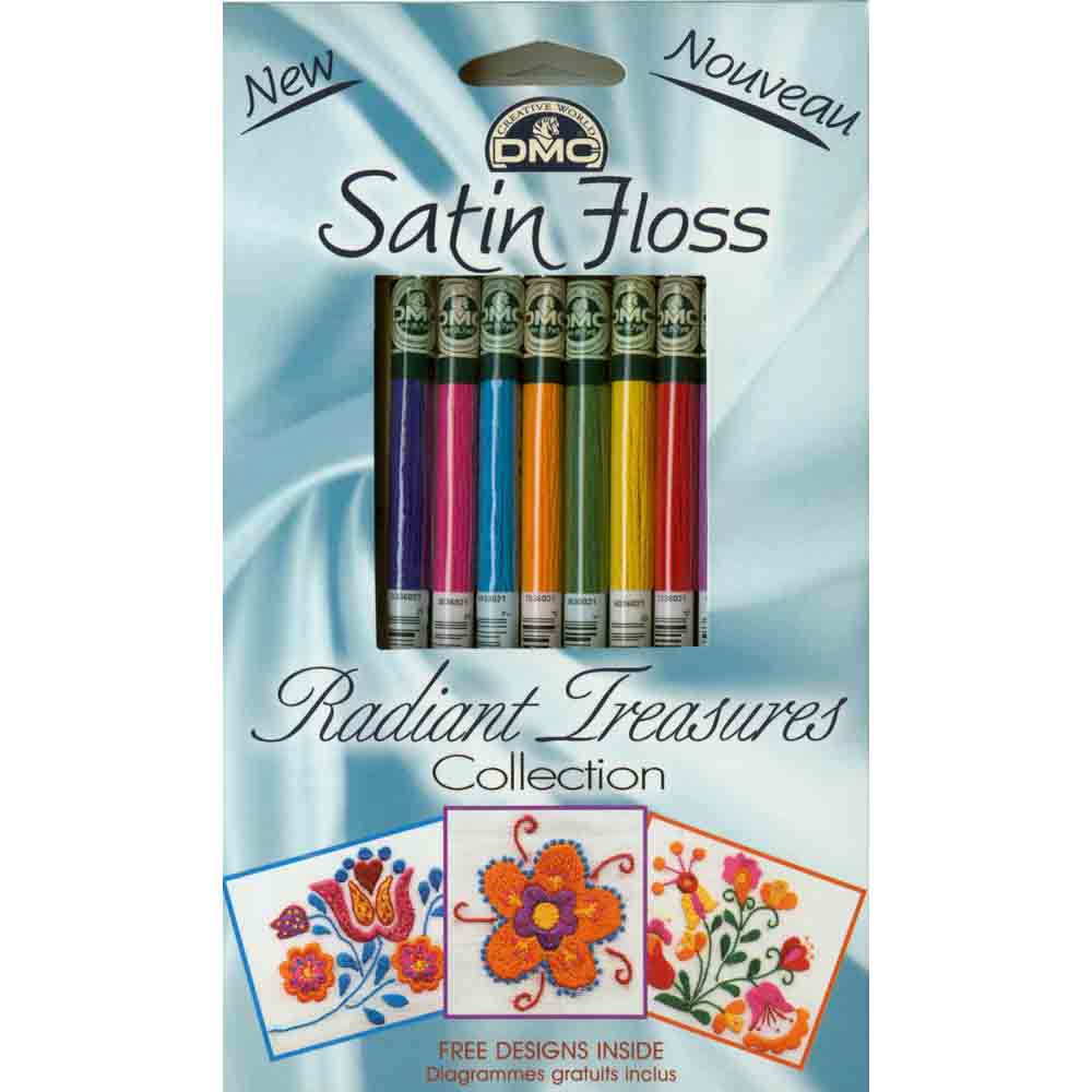 DMC #1008F Satin Floss 8 Pack - ″Radiant Treasures″