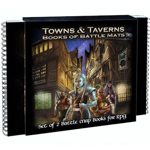 BOOK OF BATTLE MATS TOWNS AND TAVERNS