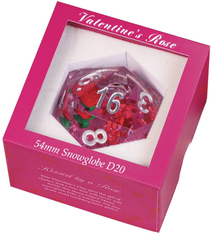 SD VALENTINE'S ROSE SNOWGLOBE D20 (54MM)