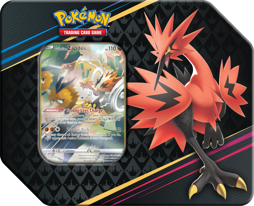POKEMON SWSH12.5 CROWN ZENITH GALARIAN TIN