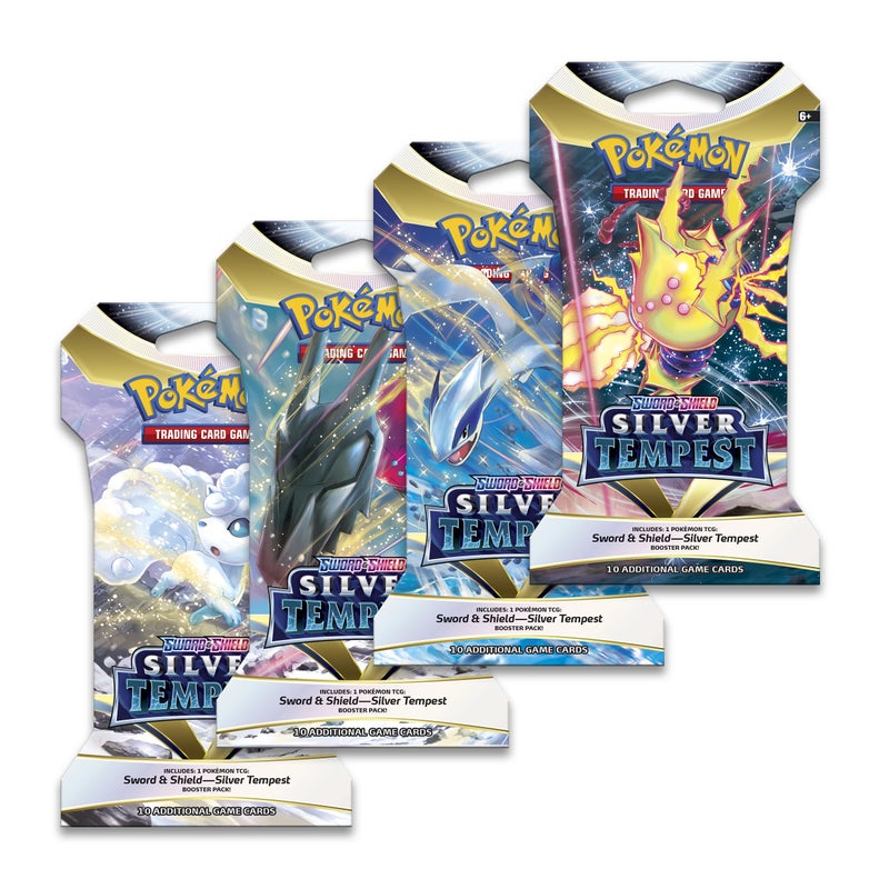 Swsh Packs SLEEVED POKEMON SWSH12 SILVER TEMPEST PACK – Crafts N' Things Hobbies ...