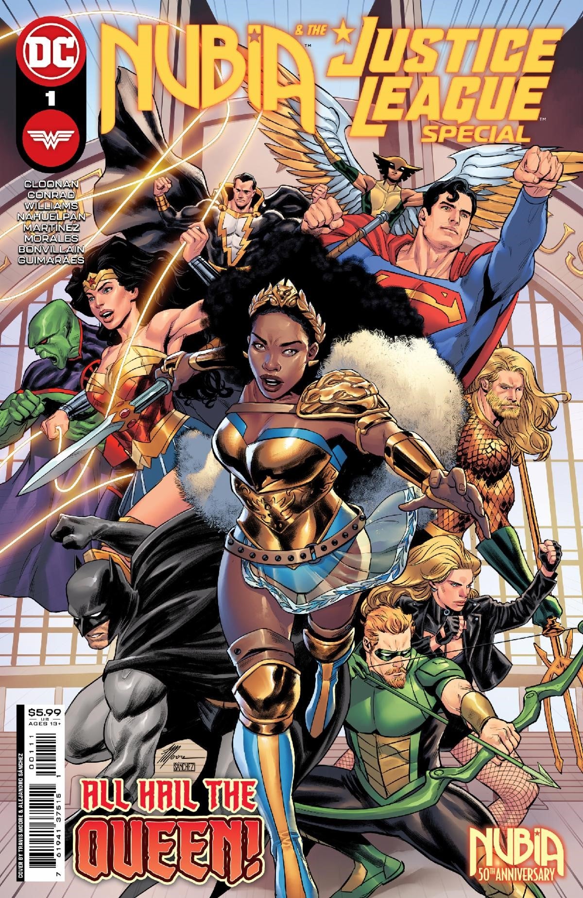NUBIA AND THE JL SPECIAL #1 (ONE SHOT) CVR A