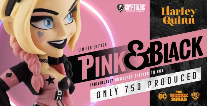 HARLEY QUINN SUICIDE SQUAD MOVIE PINK/BLK EDITION