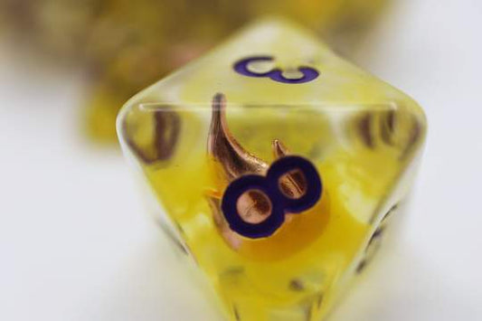 SORCERER'S FLAME CLASS RPG DICE SET