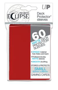 Ultra Pro Matte Eclipse Apple Red Small Deck Protector Sleeves 60ct