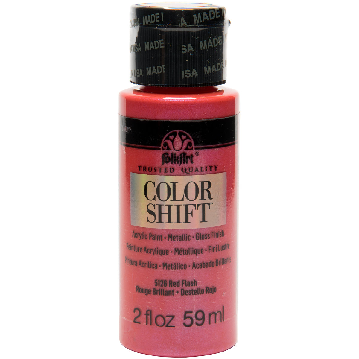 Folkart Color Shift 2Oz-Red Flash - 5126
