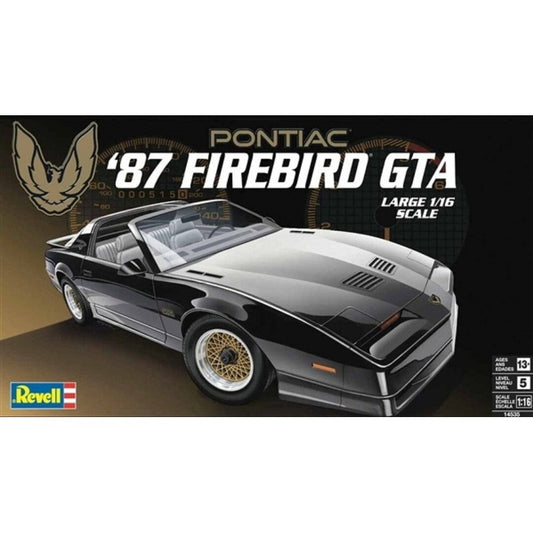 REVELL '87 PONTIAC FIREBIRD GTA - 1/16 SCALE MODEL KIT