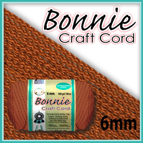 Bonnie Macrame Craft Cord 6mmX100yd & 4mm 100yd