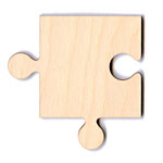 Puzzle Piece - 1 1/2" Internal