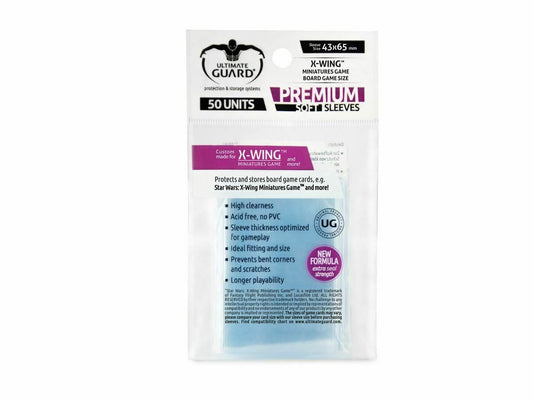 Ultimate Guard Premium Soft Sleeves for X-Wing (50) Sleeves