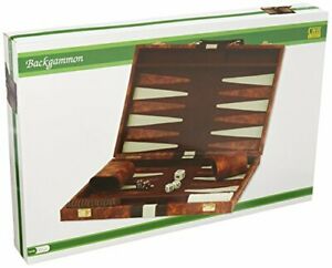 Chh Games Backgammon 15" Brown w/ White Stripes