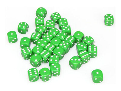 Chessex (25805): OPAQUE 36D6 GREEN/WHITE 12MM
