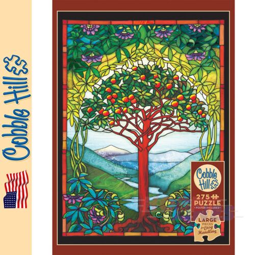 Cobble Hill Tree of Life Stained Glass 275 Pc Puzzle