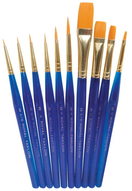 Rset SVP1 Gold Taklon 10 pc Brush set
