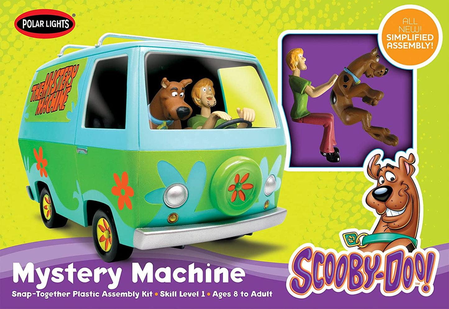 POLAR LIGHTS SCOOBY DOO MYSTERY MACHINE 1:25 SCALE SNAP KIT