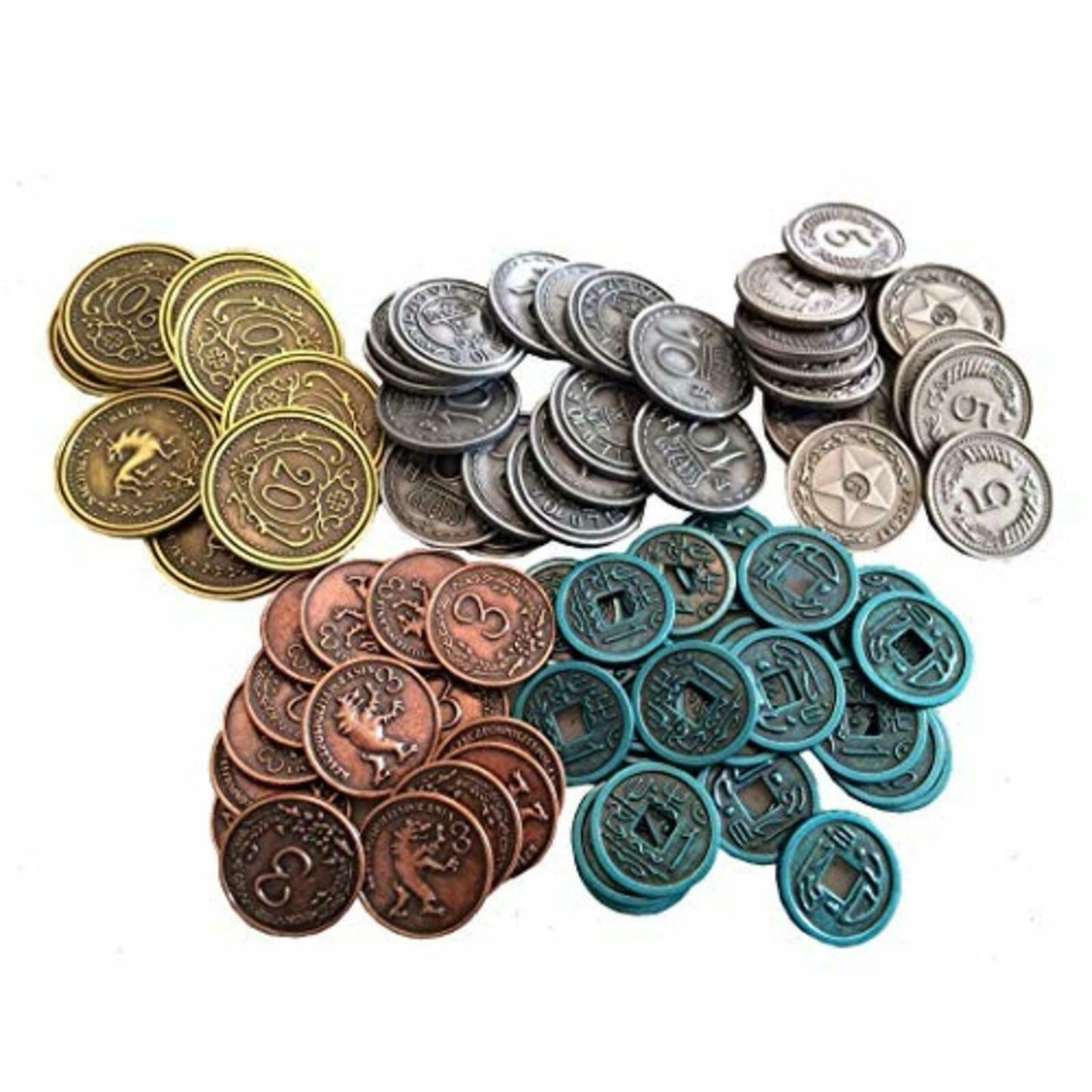 Scythe Metal Coins Board Game