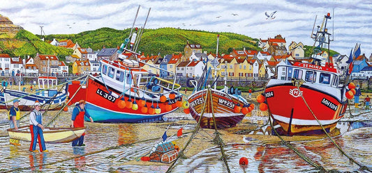 Seagulls at Staithes 636 pc Puzzle