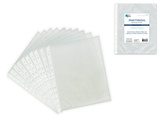 Crafty Station: 8.5"x11" Sheet Protectors x10 Letter Size